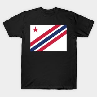 Inspector General flag of the Norwegian coastal artillery T-Shirt